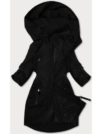 Černá dámská bunda typu větrovka S'West (B8357-1)