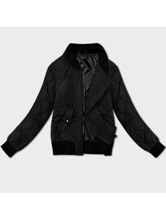 Krátká černá dámská bunda typu bomber J Style (16M9227-392) Krátká černá dámská bunda typu bomber J Style (16M9227-392)