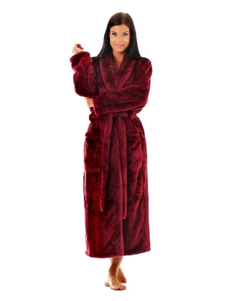 Dámský župan LIlly extra 2120 vínová - Vestis Dámský župan LIlly extra 2120 vínová - Vestis