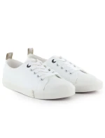 Dámské nízké tenisky z eko kůže bílé Big Star TT274023