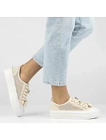 Dámské síťované tenisky na platformě béžové Filippo DTN7855 dámské