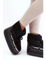 Dámské zateplené zimní sněhule černé Rohes