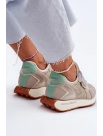 Dámské tenisky na platformě s paměťovou pěnou Big Star NN274681 béžové