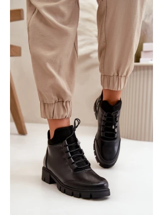 Nízké dámské boty s ekologickou kůží černé Erisabelle Nízké dámské boty s ekologickou kůží černé Erisabelle