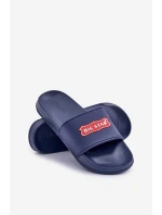 Pánské sandály s logem Big Star OO174029 tmavě modré