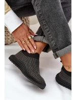 Dámské Sportovní Boty Se Zdobením D&A TW121 Černé Dámské Sportovní Boty Se Zdobením D&A TW121 Černé