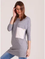 Tunika CZ TU 4305.08 šedá Tunika CZ TU 4305.08 šedá