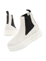 Dámské kotníkové boty Mayze Chelsea Suede W 382829 02 Ecru s černou - Puma