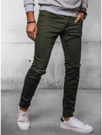 Pánské džínové kalhoty zelené FashionStreet UX4086