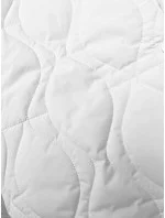 Bílý dámský oversize kabát (5M3177-281) Bílý dámský oversize kabát (5M3177-281)