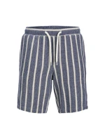 Jack&Jones krátké tepláky JPSTJAIDEN COBA STRIPE JOG SHORTS REG SN 12274413 OCEAN CAVERN