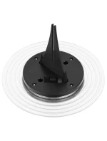 SOLÁRNÍ DISKOVÉ SVĚTLO 28 LED PRO MONTÁŽ NA ZEM NEBO NA STĚNU