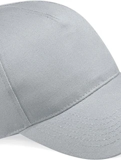 Beechfield B 15 5 panelová kšiltovka "Ultimate" 53.0015 light grey