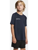 Craft Teamwear Squad Go Contrast Jersey Jr Dětské kontrastní sportovní tričko 82.2727 white Craft Teamwear Squad Go Contrast Jersey Jr Dětské kontrastní sportovní tričko 82.2727 white