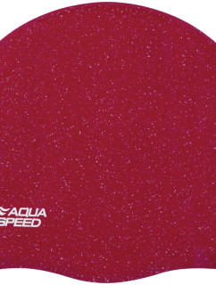 AQUA SPEED Plavecká čepice Reco Red Pattern 31