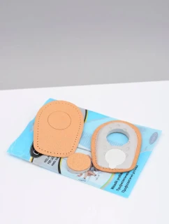 CORBBY Skórzane Podpiętki na ostrogi piętowe