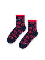 Dámské ponožky Steven art.136 Srdce