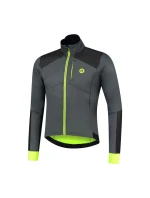 Zimní bunda Rogelli HI VIS grey-fluoro S