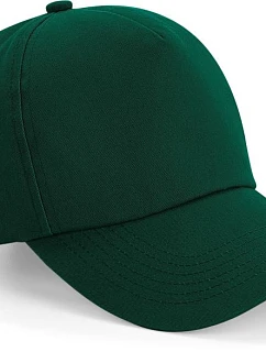Beechfield B 25 5 panelová kšiltovka "Authentic" 53.0025 bottle green