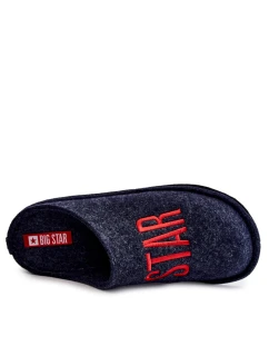 Klasické pánské pantofle Big Star KK176002 Námořnická modré