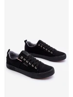 Pánské nízké Materiál tenisky Big Star KK174002 Černá Pánské nízké Materiál tenisky Big Star KK174002 Černá