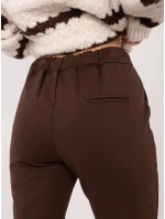 Kalhoty IT SP FL7690.64 tmavě hnědé