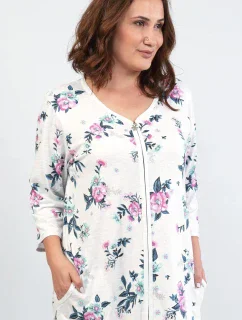 Dámské domácí šaty s tříčtvrtečním rukávem Kristýna