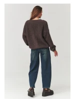 Svetr na zapínání  model 219737 Makadamia