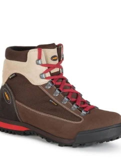 Aku Slope Gore-tex pánská kožená kotníková trekingová sportovní obuv hnědá