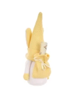 ŽLUTÝ MEDVĚD 20CM S JARNÍ DEKORACÍ DÁRKOVÝ PYTEL