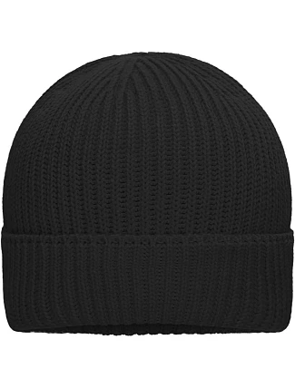 Daiber MB 7409 Pletená čepice z bio bavlny 03.7409 black Daiber MB 7409 Pletená čepice z bio bavlny 03.7409 black