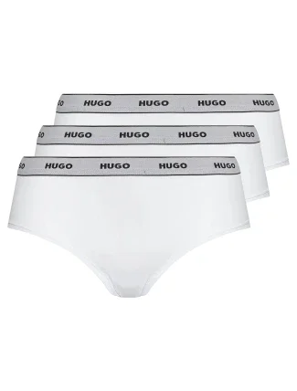 BOSS Dámské kalhotky 3Pack Hipster 50469658-100 - HUGO