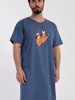 Pánská noční košile s krátkým rukávem Pohodář