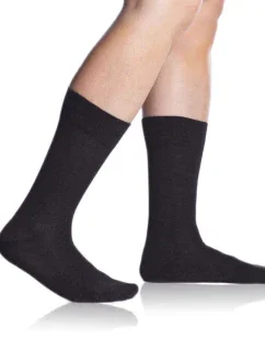 Bambusové klasické pánské ponožky BAMBUS COMFORT SOCKS - BELLINDA - šedá