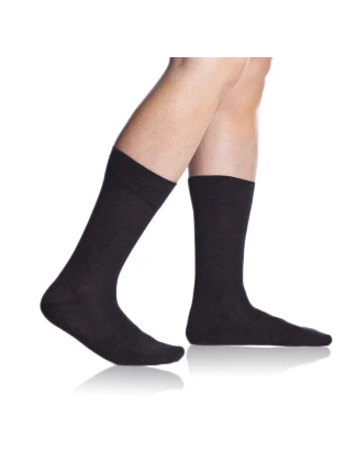 Bambusové klasické pánské ponožky BAMBUS COMFORT SOCKS - BELLINDA - šedá Bambusové klasické pánské ponožky BAMBUS COMFORT SOCKS - BELLINDA - šedá