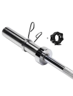 Olympijská lomená činka 13,5 kg / 1500 mm se svorkami HMS GOL200