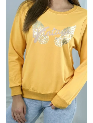 Mikina s potiskem hořčice Mikina s potiskem hořčice