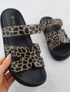 Dámské žabky v maskáčové béžové barvě Vinceza 17401