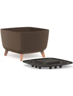 GRACIA SQUARE ECO WOOD 39x39CM KÁVOVÁ MÍSA