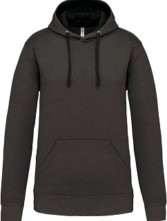 Kariban K 446 Kontrastní mikina s kapucí 20.K446 dark grey/black