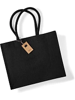 Westford Mill W 407 Jutová nákupní taška "Classic" 50.0407 black/black