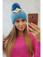 Dámská čepice Owl K340 tyrkysová Dámská čepice Owl K340 tyrkysová