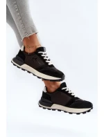 Dámské kožené tenisky Big Star NN274963 Černé