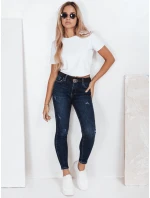 Dámské úzké džíny námořnická modř FashionStreet UY2813