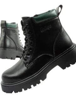 Lee Cooper boty dámské trapper boty kožené zateplené šněrovací dámské boty