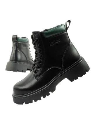 Lee Cooper boty dámské trapper boty kožené zateplené šněrovací dámské boty