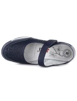 Dámské kožené polobotky na suchý zip tmavě modré Jezzi 9763 Dámské kožené polobotky na suchý zip tmavě modré Jezzi 9763