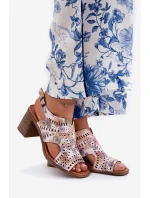 Dámské Sandály S Vzory Na Podpatku Multikolor Tosine Dámské Sandály S Vzory Na Podpatku Multikolor Tosine