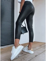 Dámské voskované kalhoty ANELIA black FashionStreet UY1330