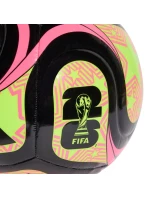 Adidas World Cup 26 Trionda Club fotbalový míč black-pink-green JD8053